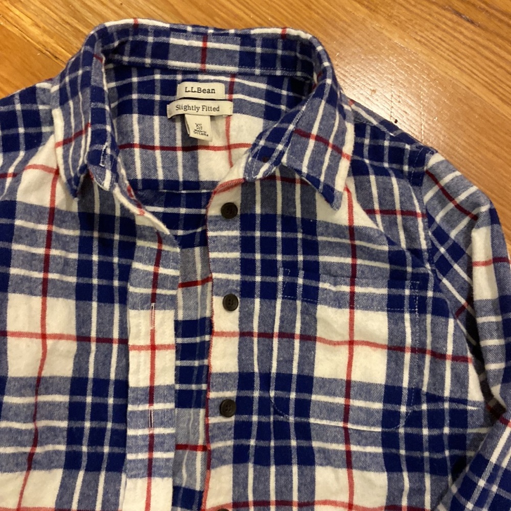 Llbean Plaid Flannel - image 3